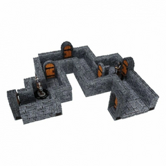 WarLock Tiles Expansion Pack - 1 inch Dungeon Straight Walls