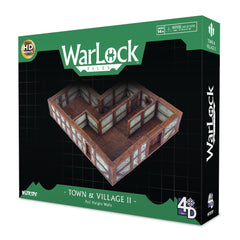 WarLock Tiles Town & Village II Full Height Plaster Walls Board Game