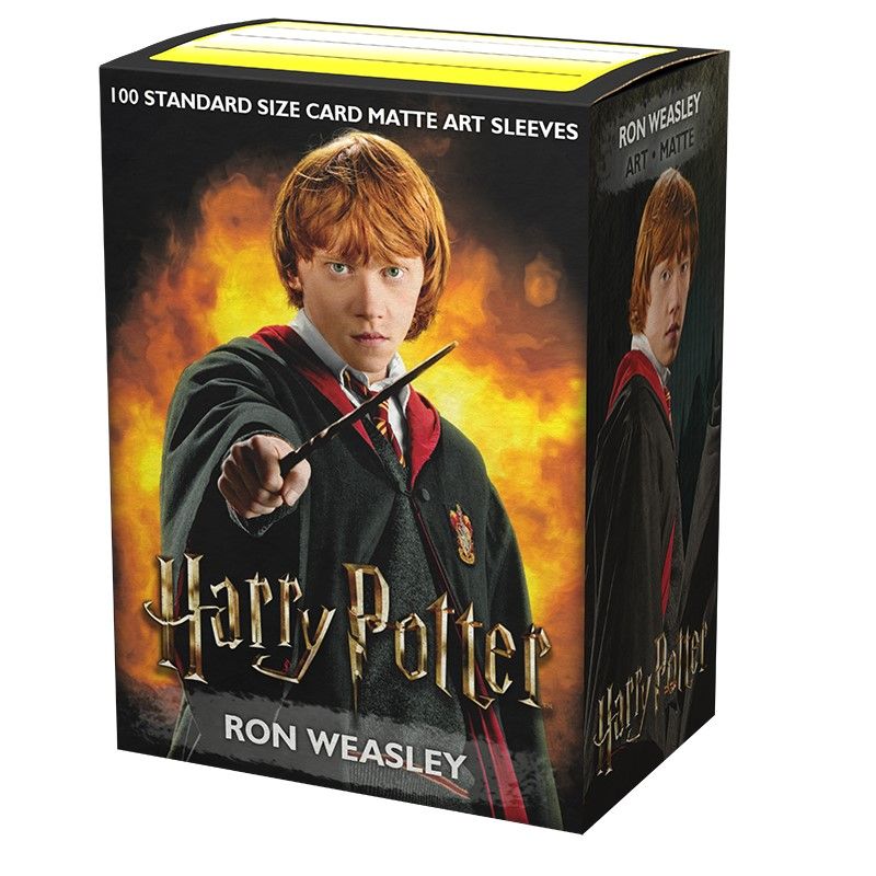 LC Sleeves - Dragon Shield - Box 100 - MATTE Art - WizardingWorld Ron Weasley