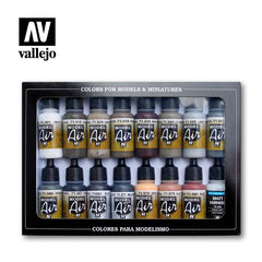 Vallejo AV71194 Model Air - Weathering 16 Colour Set