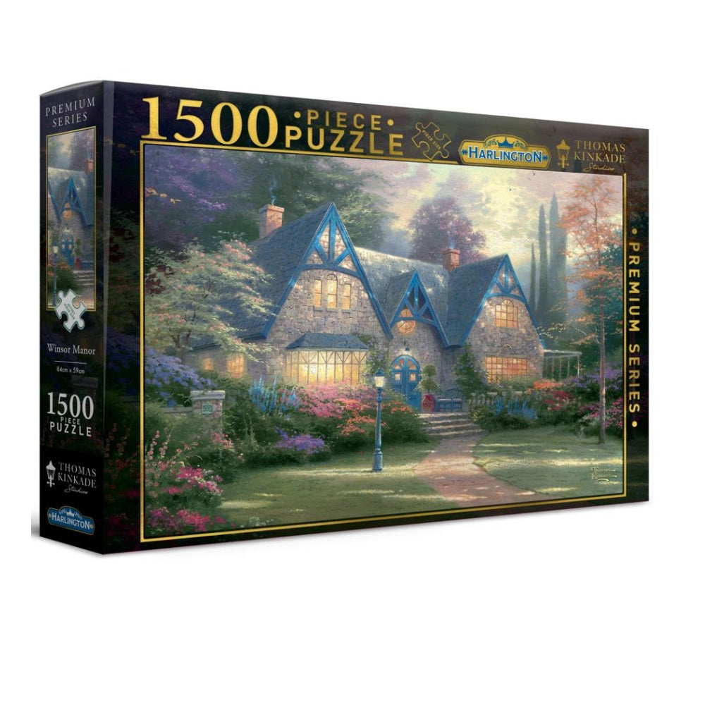 Harlington Thomas Kinkade Puzzles - Winsor Manor 1500pc