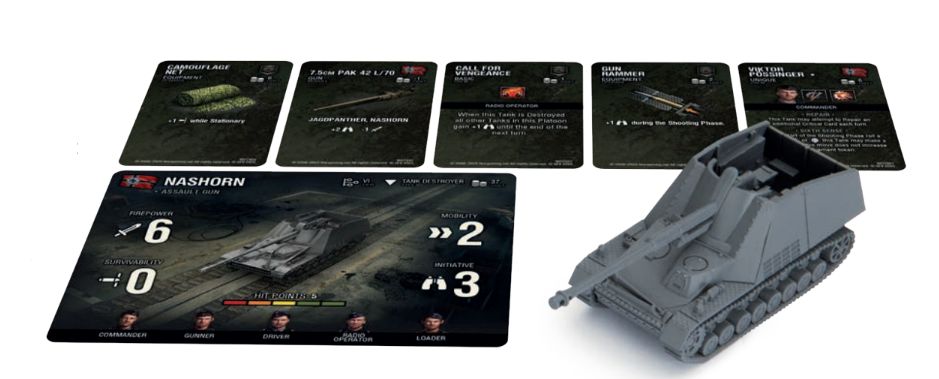 World of Tanks Miniatures Game Wave 10 German Nashorn