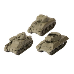 World of Tanks Miniatures Game U.S.A. Tank Platoon (M3 Lee M4A1 75mm Sherman M10 Wolverine)