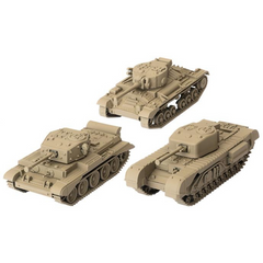 World of Tanks Miniatures Game U.K. Tank Platoon (Cromwell Churchill VII Valentine)