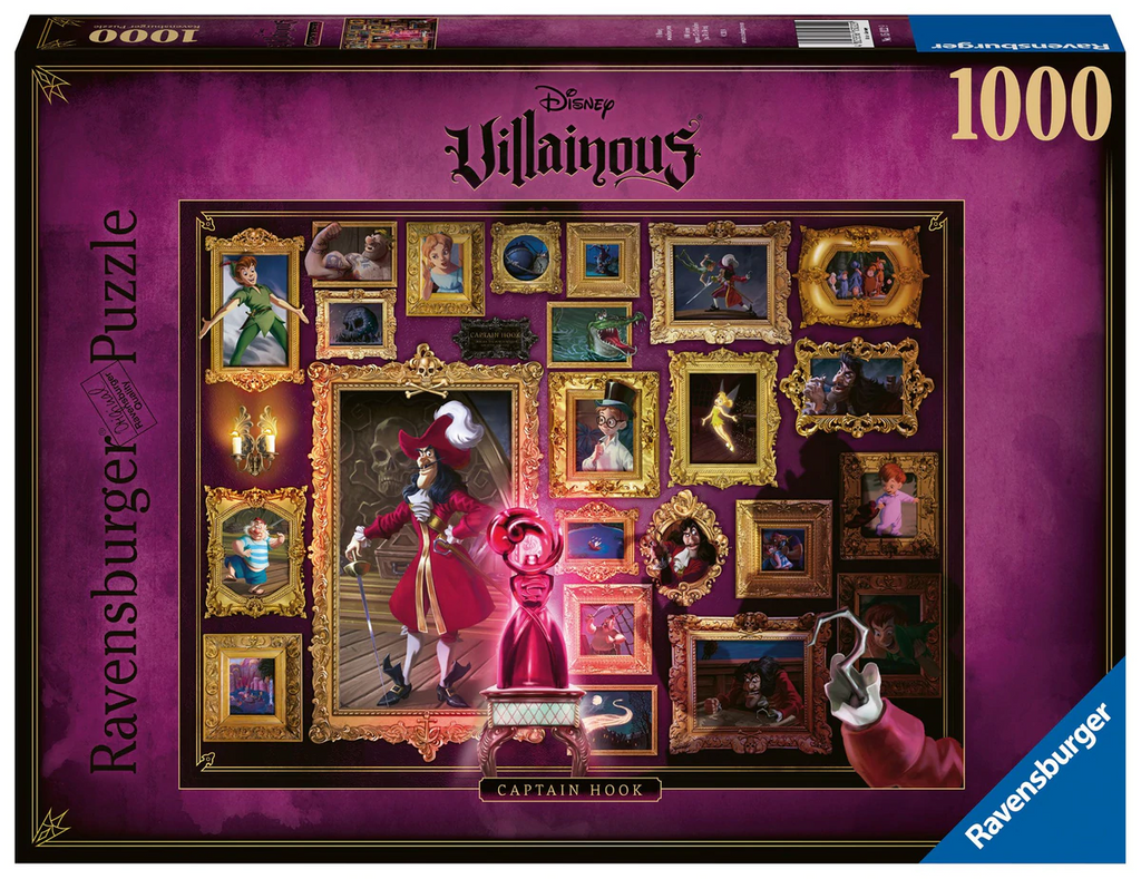 Ravensburger Villainous Captain Hook Puzzle 1000 pieces