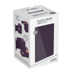 PREORDER Ultimate Guard Flip n Tray 100+ XenoSkin Monocolor Purple Deck Box