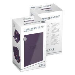 PREORDER Ultimate Guard Twin Flip n Tray 200+ XenoSkin Monocolor Purple Deck Box