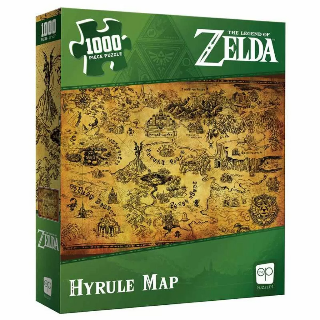 The Legend of Zelda Hyrule Map Puzzle 1000pc